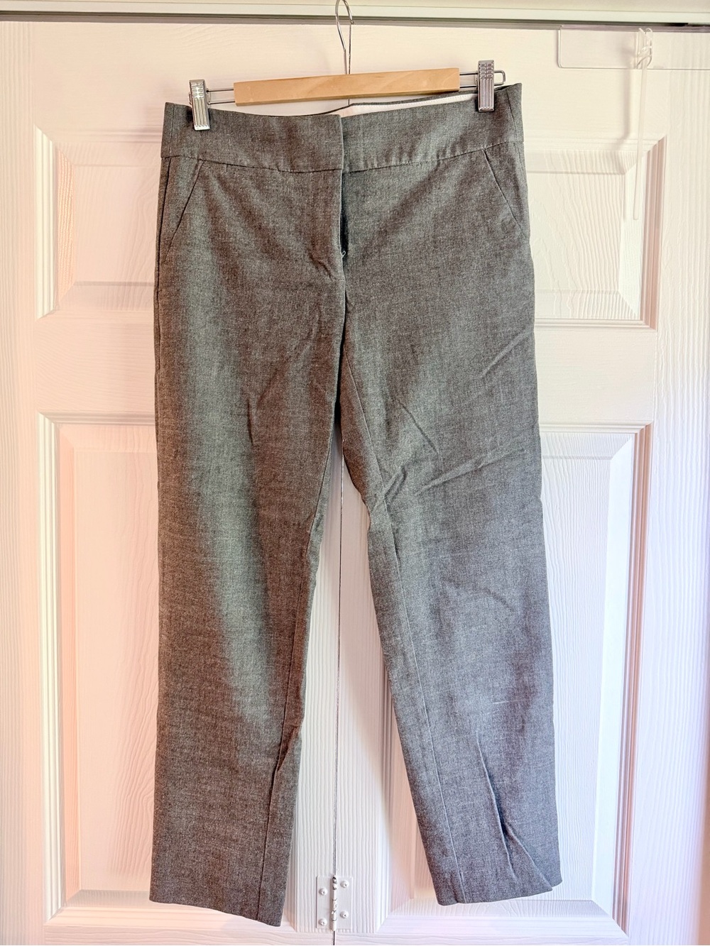 LOFT Marisa Ankle Dress Pants - Gray